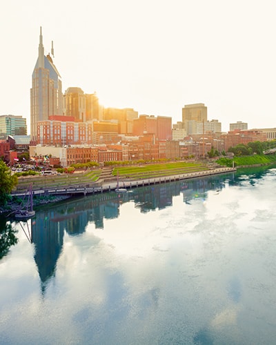 The Nashville skyline 