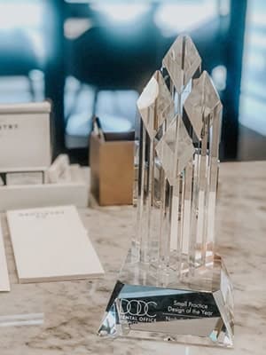 Nashville Dentistry Co.'s Trophy for Dental Office Design of the Year